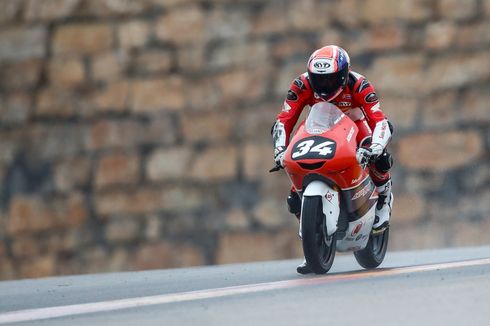 Mario Suryo Aji Bertekad Raih Poin Lagi pada Seri Terakhir CEV Moto3