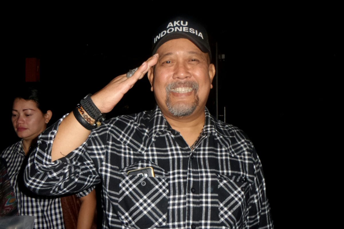 Komedian Indro Warkop DKi saat diabadikan di CGV Blitz Megaplex, Grand Indonesia, Tanah Abang, Jakarta Pusat, Selasa (20/6/2017).