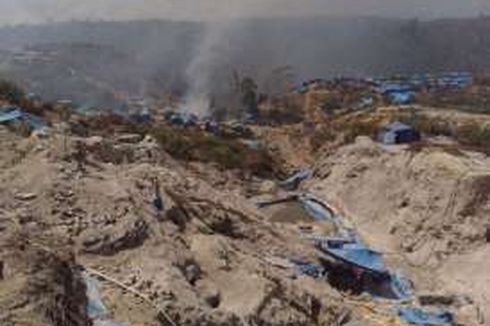Ribuan Penambang Emas Ilegal Kembali Masuk ke Gunung Botak
