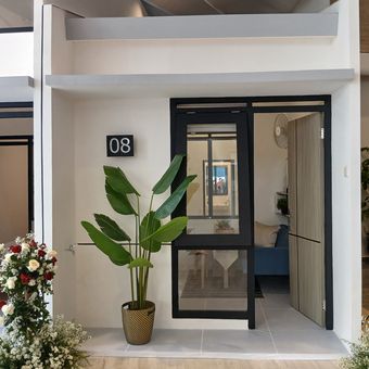 Mock up rumah subsidi yang diluncurkan oleh Lippo Group