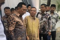 Kapolri Bungkam Usai Bertemu Prabowo di Rumah Dasco