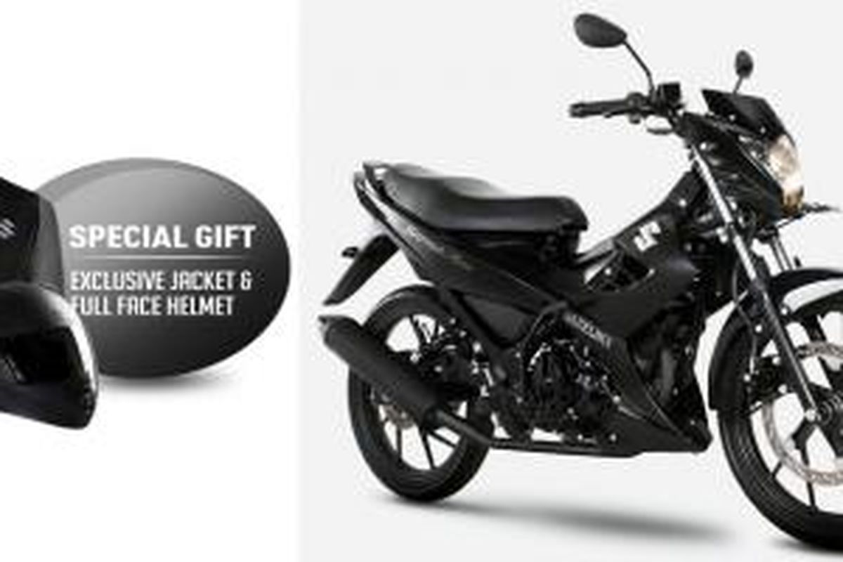 Suzuki Satria Black Predator dijual terbatas.