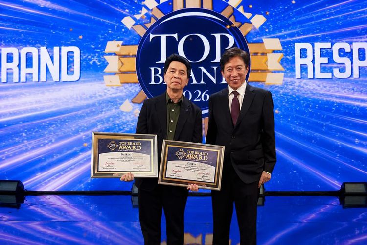 Raih 2 Top Brand Award 2026, Daikin Perkuat Posisi sebagai Spesialis Solusi Tata Udara Tepercaya