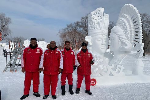 Kisah Tim Pemahat Salju Indonesia yang Jadi Juara di Harbin 