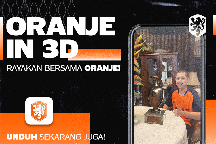 Menjelang Piala Dunia 2022, KNVB secara resmi meluncurkan aplikasi 'Oranje in 3D'.