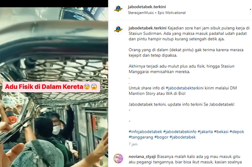 Viral, Video Sebut Penumpang Adu Fisik Usai Paksa Masuk KRL, KAI Commuter Merespons