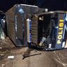 Pulang Kawal Pemakaman Jenazah Covid-19, Iring-iringan Mobil Polisi Kecelakaan Beruntun