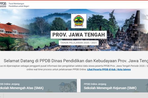 Situs PPDB Jateng 