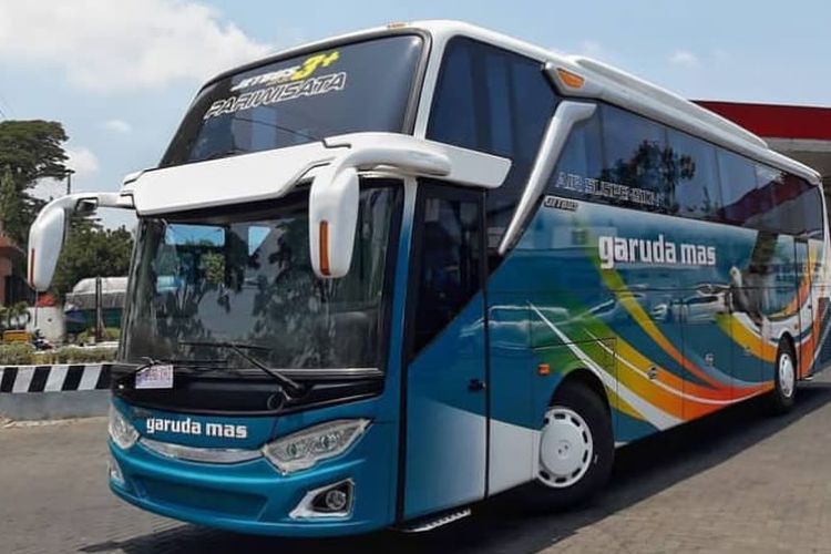 Slah satu rute Bus Garuda Mas adalah Jakarta-Ponorogo.