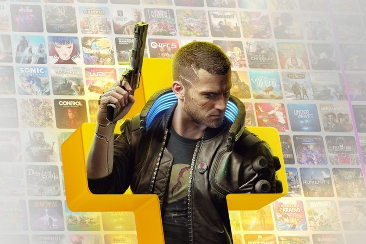 Ilustrasi karakter di game Cyberpunk 2077.