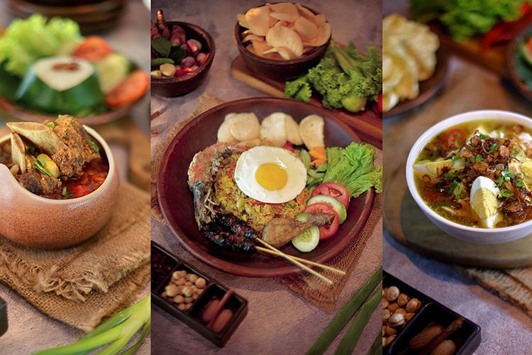 Hidangan lezat khas Nusantara siap dihidangkan untuk para tamu dan masyarakat umum di Swiss-Café.