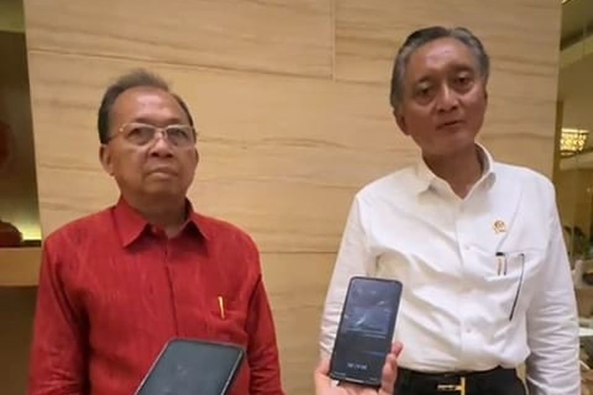 Gubernur Bali I Wayan Koster dan Menteri Pekerjaan Umum (PU) Dody Hanggodo