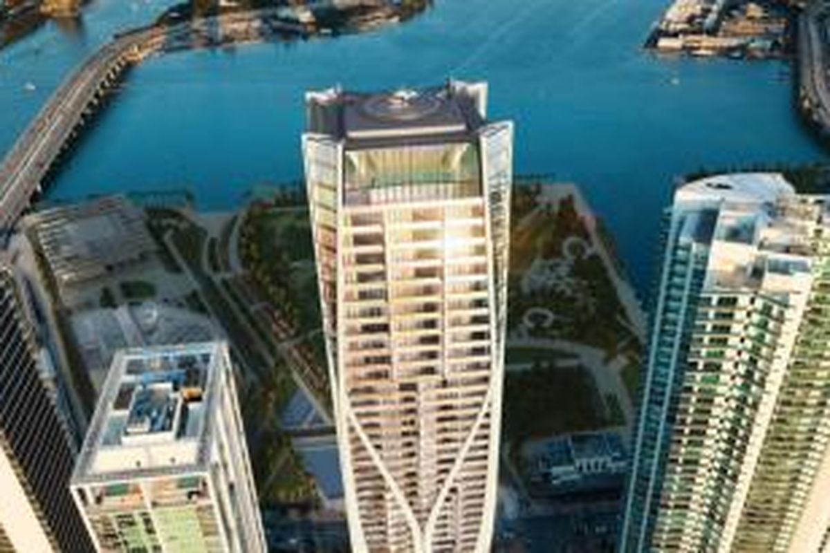 Gedung pencakar langit bernama One Thousand Museum Tower di tengah kota Miami ini akan memiliki tinggi 215 meter atau 60 lantai. Gedung tersebut mampu menampung 83 kondominium yang berukuran antara 501,7m2 hingga 1.021,9m2. 