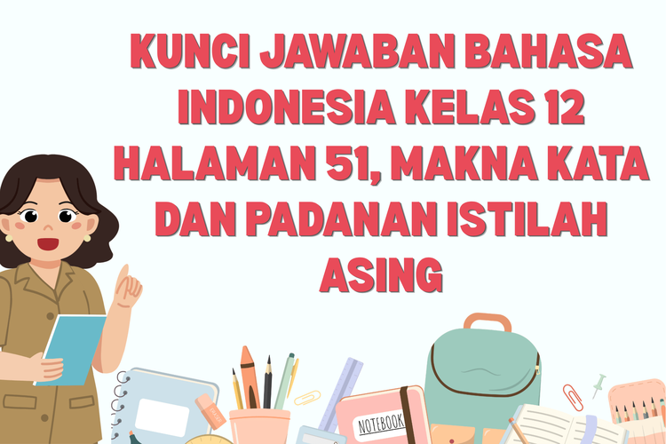 Kunci Jawaban Bahasa Indonesia Kelas 12 Halaman 51, Makna Kata dan Padanan Istilah Asing