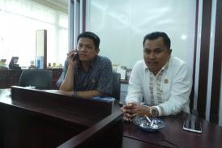 Ketua Komisi A DPRD Bekasi Ariyanto Hendrata, di kantor DPRD Bekasi. Jumat (6/11/2015)