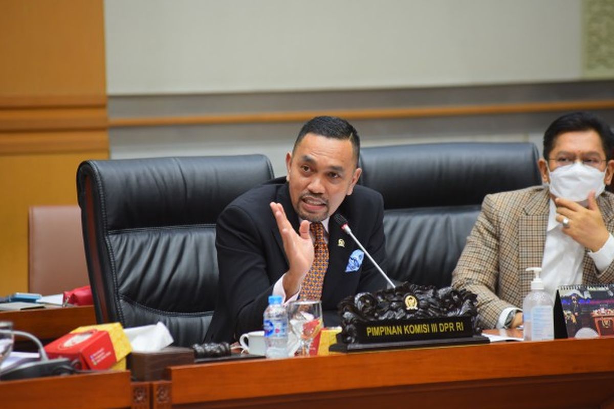 Wakil Ketua Komisi III DPR RI Ahmad Sahroni