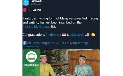 UNESCO Designates Indonesian Pantun As An Intangible Cultural Heritage