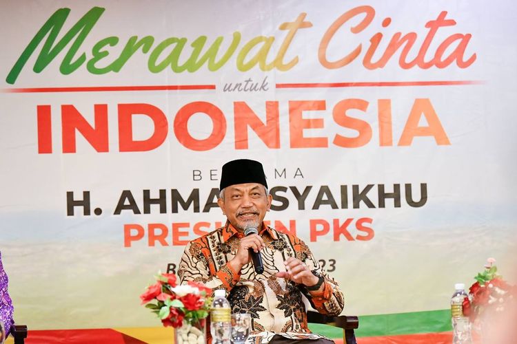 Presiden Partai Keadilan Sejahtera (PKS) Ahmad Syaikhu dalam sebuah kesempatan. 