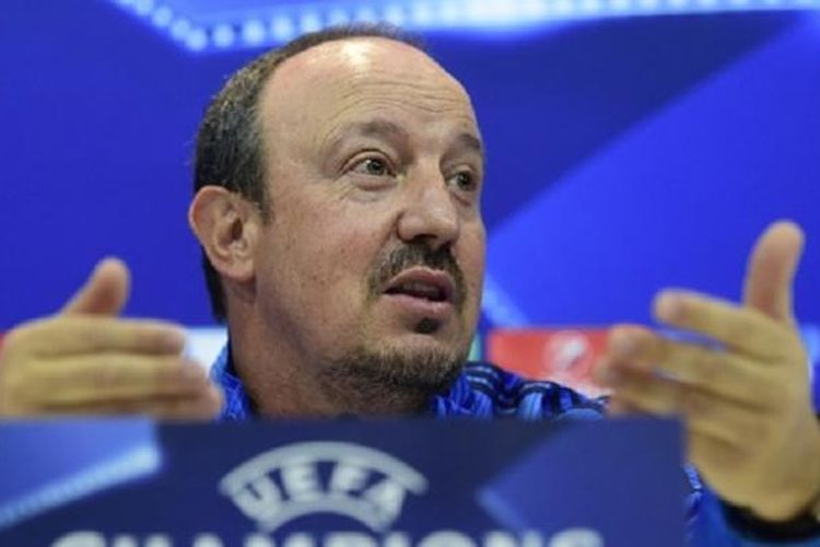 Rafael Benitez saat masih menjadi pelatih Real Madrid. Real Madrid akan melawan Liverpool pada laga final Liga Champions 2022 di Stadion Stade de France, Paris, pada Minggu (29/5/2022) dini hari WIB.