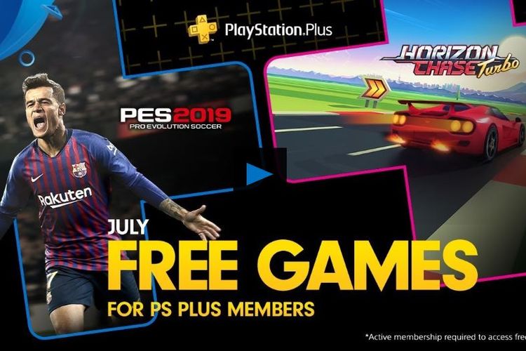 Ilustrasi poster PlayStation Plus free games bulan Juli