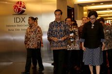 Presiden Jokowi Akan Tutup Perdagangan Saham 2017 di BEI Sore Ini