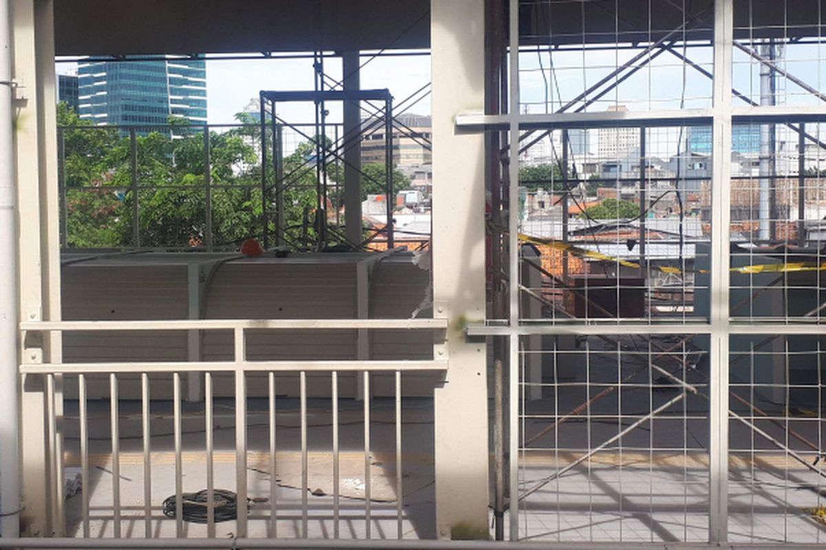 Jembatan multi guna atau skybridge Tanah Abang. Foto diambil Rabu (14/11/2018).