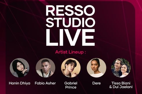 Resso Studio Live Kembali Digelar, Hadirkan Tissa Biani hingga Gabriel Prince