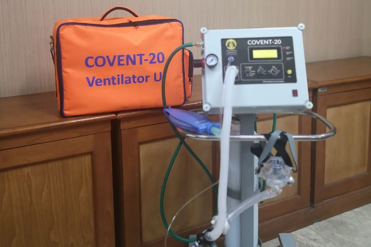 COVENT-20, Ventilator Transport Lokal yang dikembangkan oleh Tim Ventilator Universitas Indonesia (UI) telah dinyatakan lulus uji klinis manusia untuk mode ventilasi CMV (Continuous Mandatory Ventilation) dan CPAP (Continuous Positive Airway Pressure) dari Kementerian Kesehatan RI, pada 15 Juni 2020. Saat ini, tim Ventilator UI sedang menyelesaikan tahapan akhir produksi dengan beberapa mitra strategis industri sesuai dengan standar produksi alat kesehatan agar dapat didistribusikan ke rumah sakit rujukan COVID-19 dan rumah sakit darurat. Pada tahap awal, UI akan memproduksi 300 unit ventilator COVENT-20, yang dana pembuatannya diperoleh dari hasil penggalangan donasi terhadap beberapa perusahaan dan komunitas di bawah koordinasi Ikatan Alumni Fakultas Teknik UI (ILUNI FTUI).