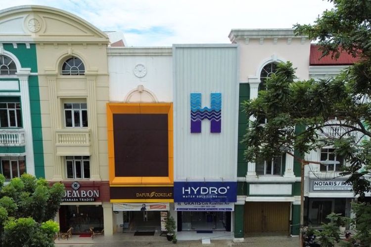 Cabang baru HYDRO di di Rumah Toko (Ruko) Bona Indah Nomor 9S, Lebak Bulus. 