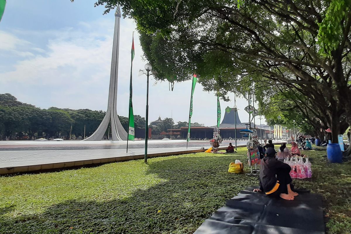 Taman Mini Indonesia Indah (TMII), Jakarta Timur, Selasa (18/5/2021).