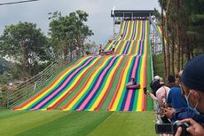 Rainbow Slide, Wahana Baru di Lembang KBB yang Diserbu Ribuan Pengunjung