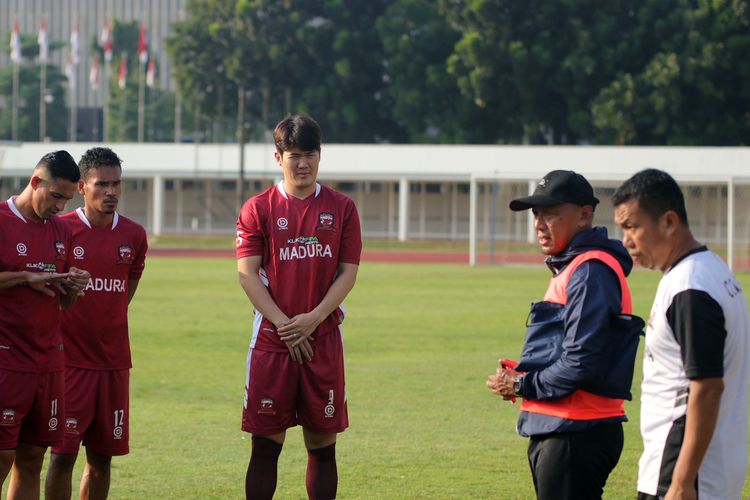 Pemain Madura United asal Korea untuk Liga 1 2021-2022, Kim Jin Sung.