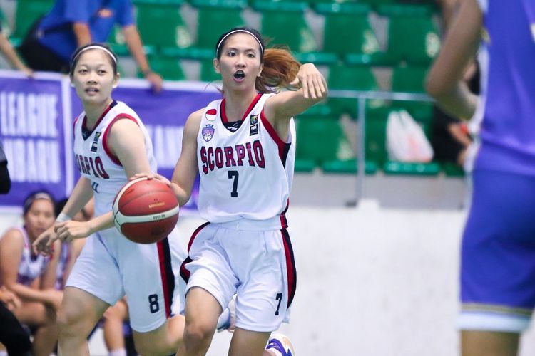 Klub basket putri Scorpio Jakarta kalahkan Sahabat Semarang 53-45 pada Pra Season Srikandi Cup 2020 di Pekanbaru, Minggu (12/1/2020). 