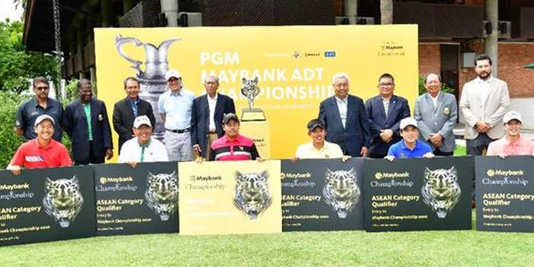 Para pemenang dari ASEAN, termasuk George Gandranata dari Indonesia, berpose seusai event PGM Maybank ADT Championship, 30 November 2019, di Kuala Lumpur, Malaysia.