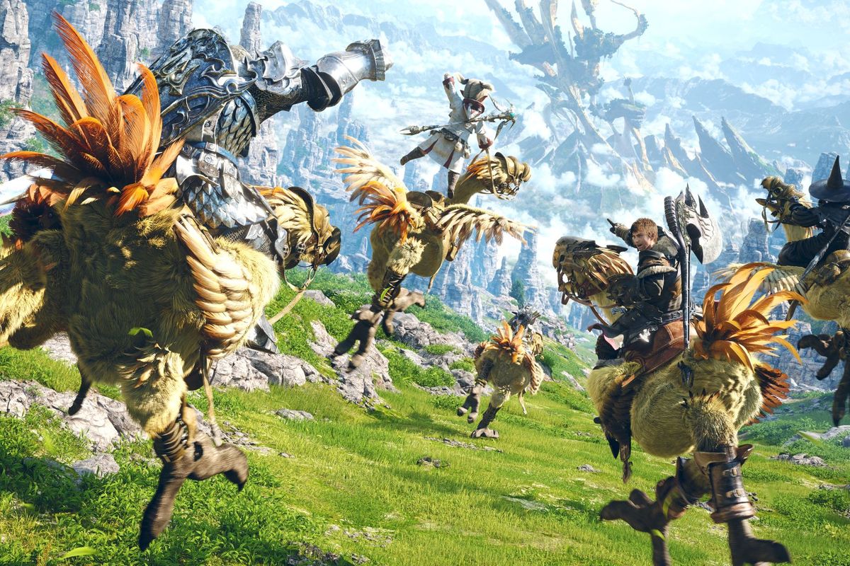 Ilustrasi Final Fantasy 14.