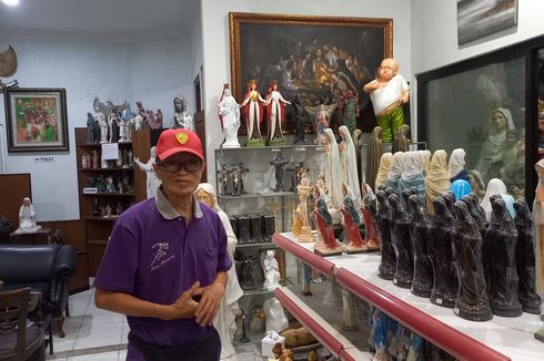 Kisah Perajin Patung Maria dan Yesus di Yogyakarta, Tak Terdampak Pandemi hingga Ekspor ke Luar Negeri