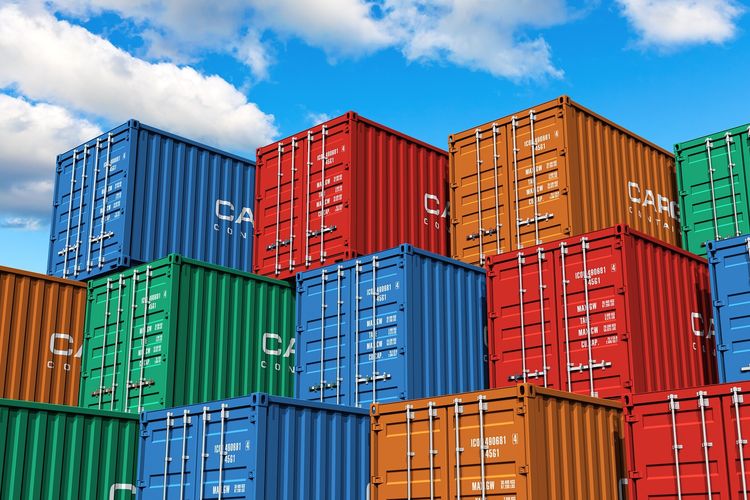 Ilustrasi ekspor. Tarif baru AS ancam daya saing ekspor Indonesia mulai Agustus 2025.