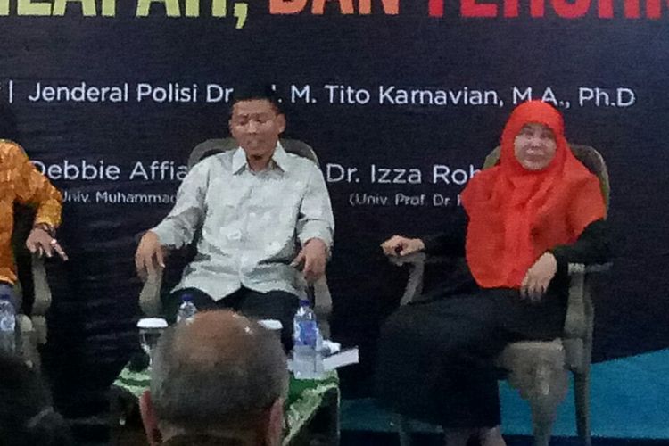Diskusi Peluncuran Buku Reformulasi Ajaran Islam di Gedung Pusat Dakwah Muhammadiyah, Jakarta, Kamis (16/3/2017)
