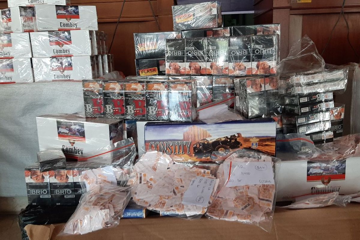 Rokok ilegal dan pita cukai palsu