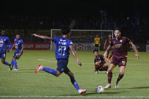VIDEO - PSM Makassar Vs Arema FC, Sepakan Cantik Ezra dalam Drama 8 Gol