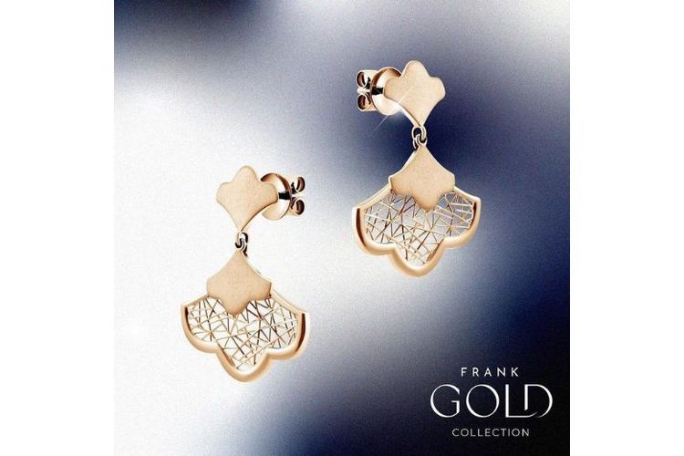 Perhiasan emas 18K SNI yang stylish dari lini Frank Gold.