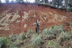 Jalan Raya Gununghalu Tertutup Longsor, Arus Lalin Cianjur-Bandung Putus