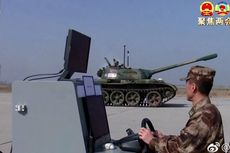 Militer China Gelar Uji Coba Tank Tanpa Awak