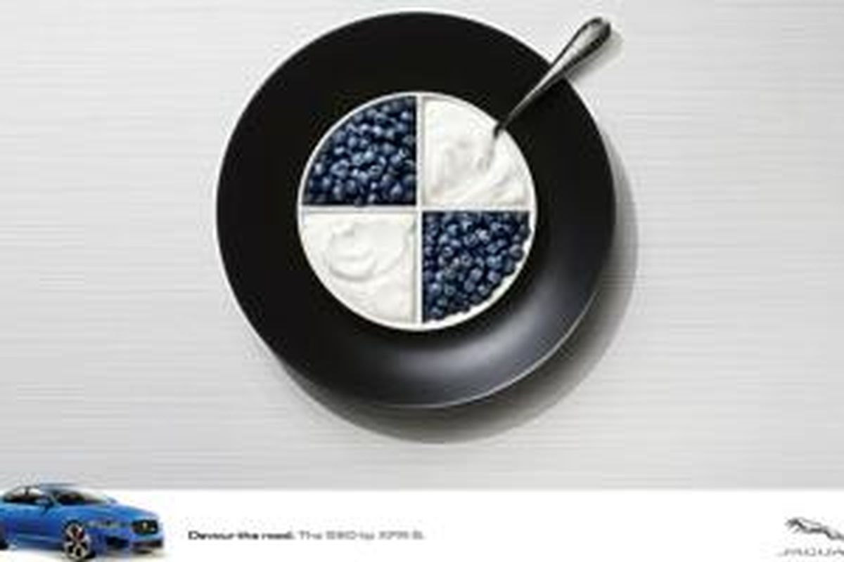 Iklan Jaguar menyindir BMW.