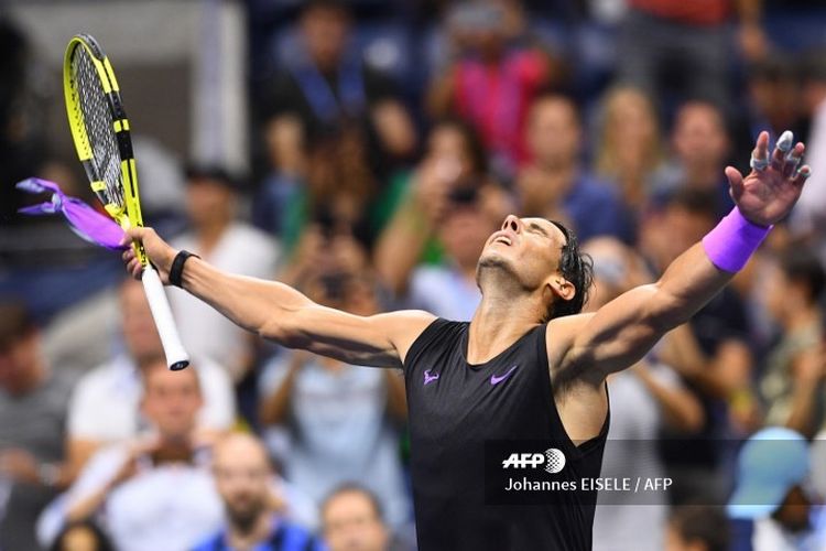Rafael Nadal masuk semifinal US Open 2019 setelah menumbangkan Diego Schwartzman tiga set langsung.