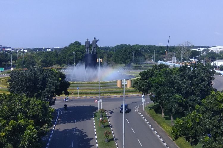 Area Bandara Soekarno Hatta, Tangerang, Sabtu (7/4/2018).