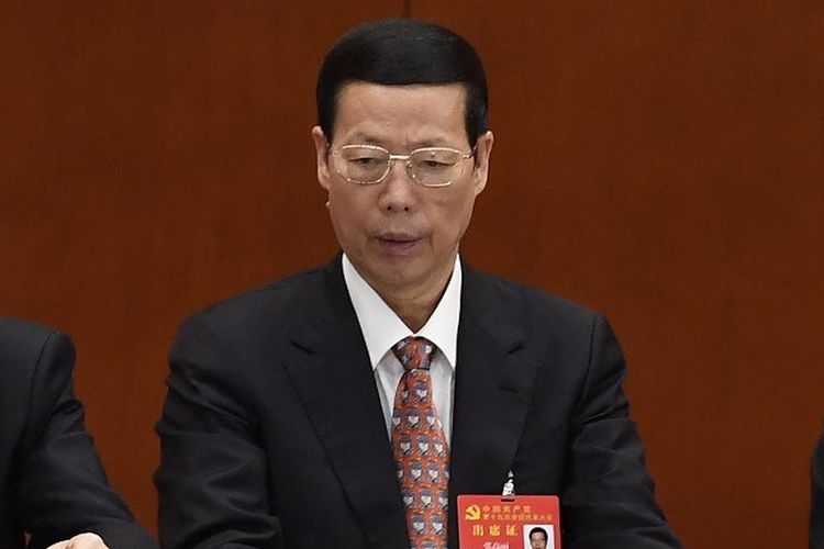 Zhang Gaoli, mantan wakil perdana menteri dan anggota Komite Tetap Politbiro yang berkuasa, 