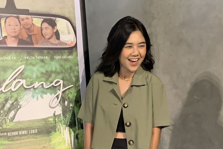 Penyanyi Ziva Magnolya saat ditemui dalam media gathering film Pulang di kantor Falfon Pictures di kawasan Jakarta Selatan, Senin (4/4/2022).