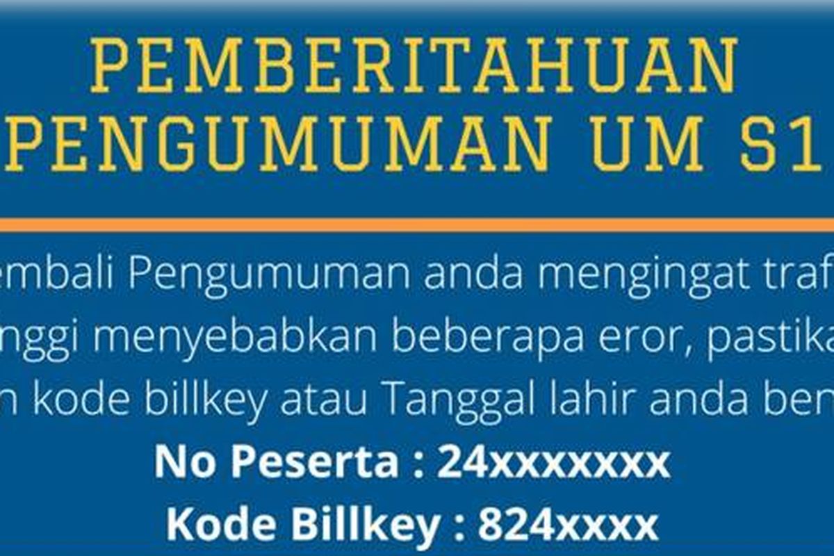 Registrasi ulang online UM S1 Undip