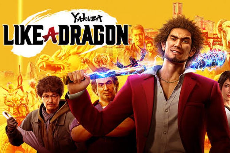 Poster game Yakuza: Like a Dragon.
